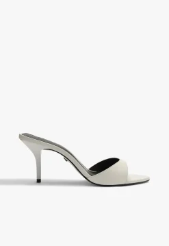 Discount Schutz Elodie Leather Sandal White