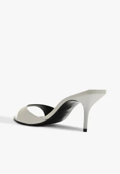 Discount Schutz Elodie Leather Sandal White