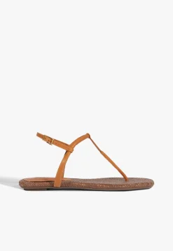 Discount Schutz Elsha Flat Sandal Brown
