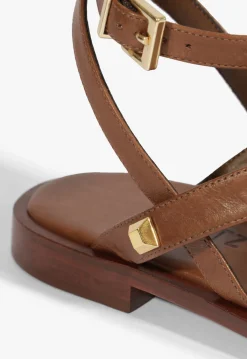 Sale Schutz Elysa Lace Sandal Pecan Brown