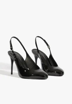 Discount Schutz Geraldine Sling Patent Pump Black