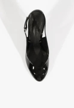 Discount Schutz Geraldine Sling Patent Pump Black