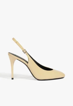 Best Schutz Geraldine Sling Patent Pump Beige