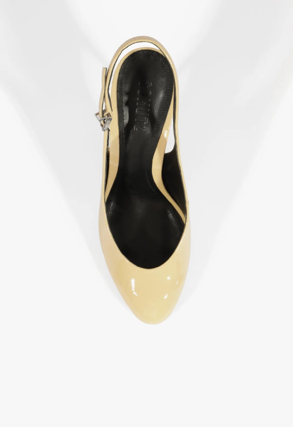 Best Schutz Geraldine Sling Patent Pump Beige