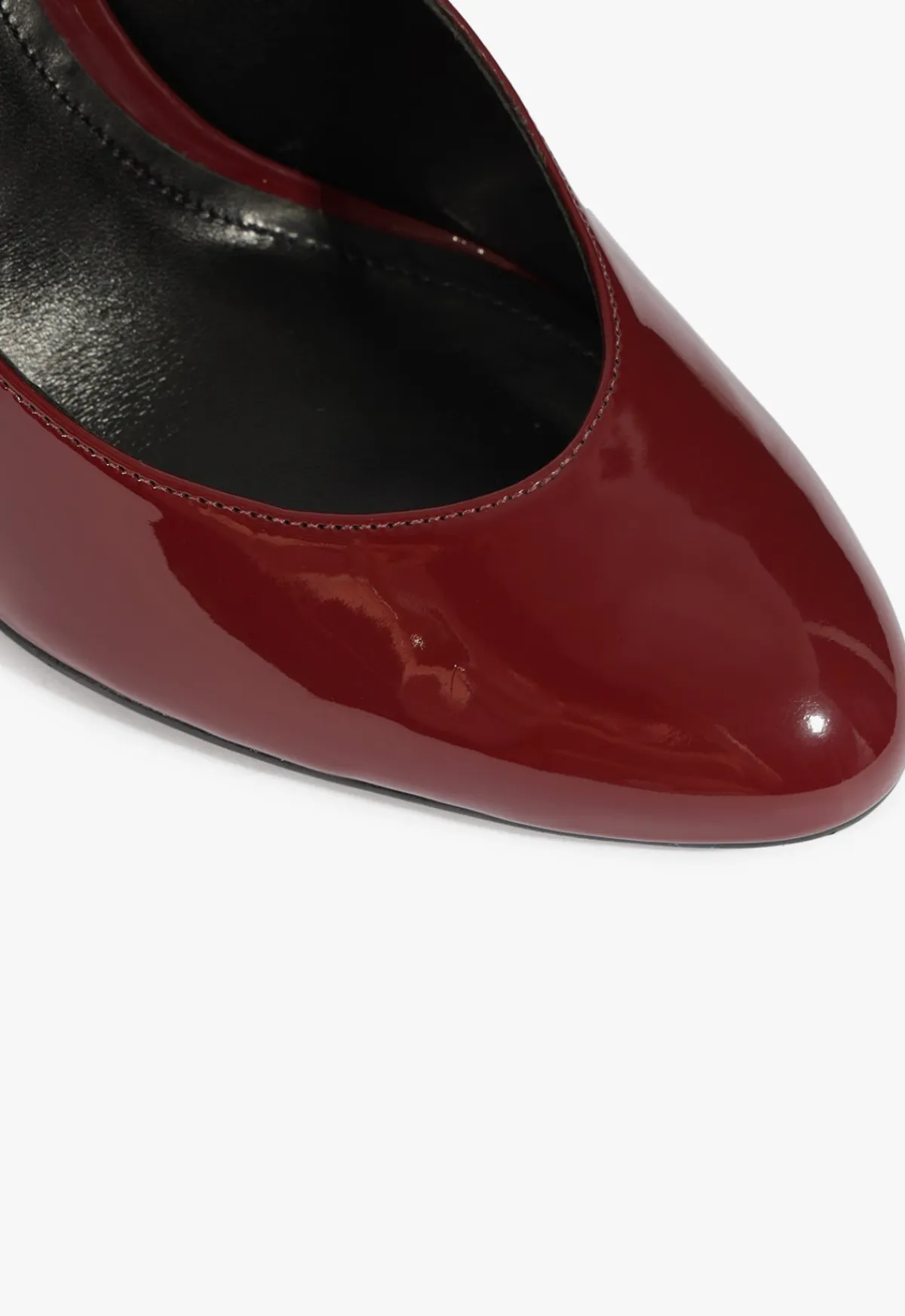 New Schutz Geraldine Sling Patent Pump Red