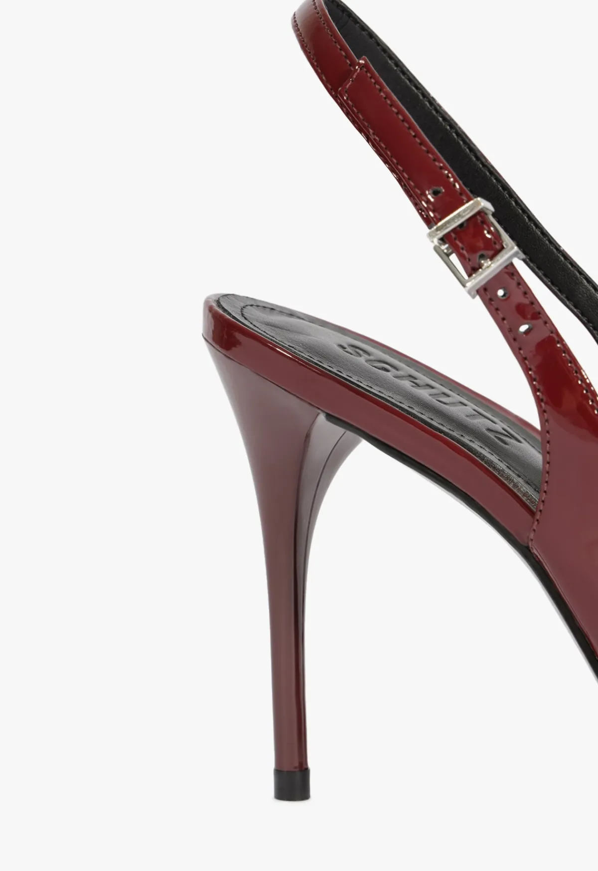 New Schutz Geraldine Sling Patent Pump Red