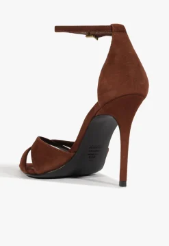 Hot Schutz Hilda Leaf Suede Sandal Brown