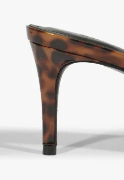 Fashion Schutz Inez Mule Sandal Animal Print