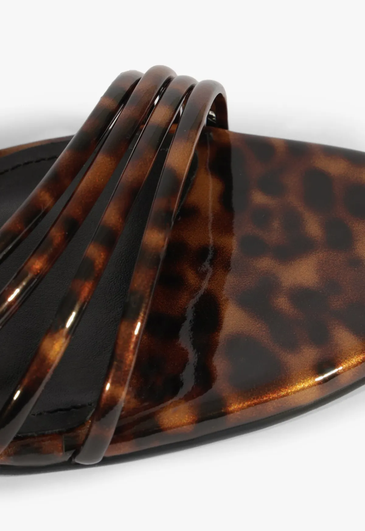 Fashion Schutz Inez Mule Sandal Animal Print