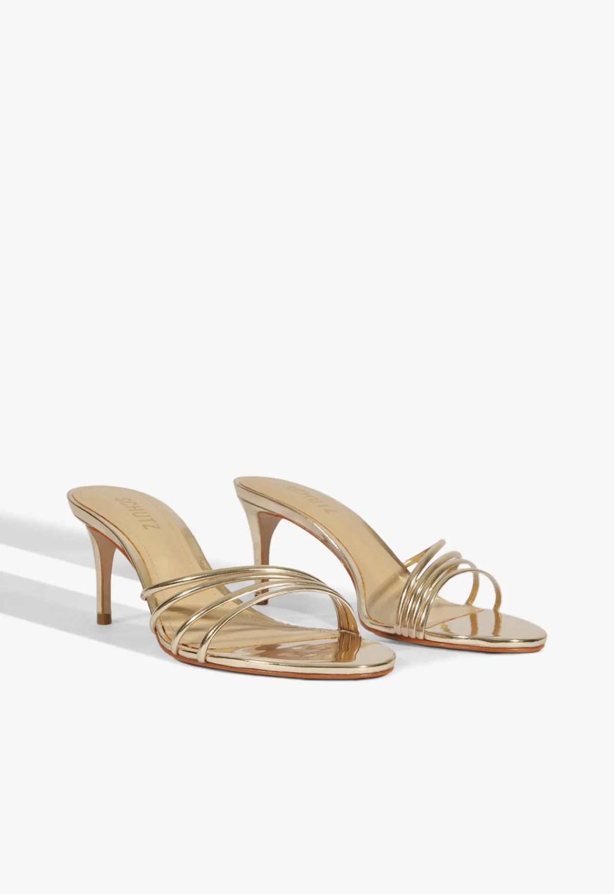 Fashion Schutz Inez Mule Sandal Gold