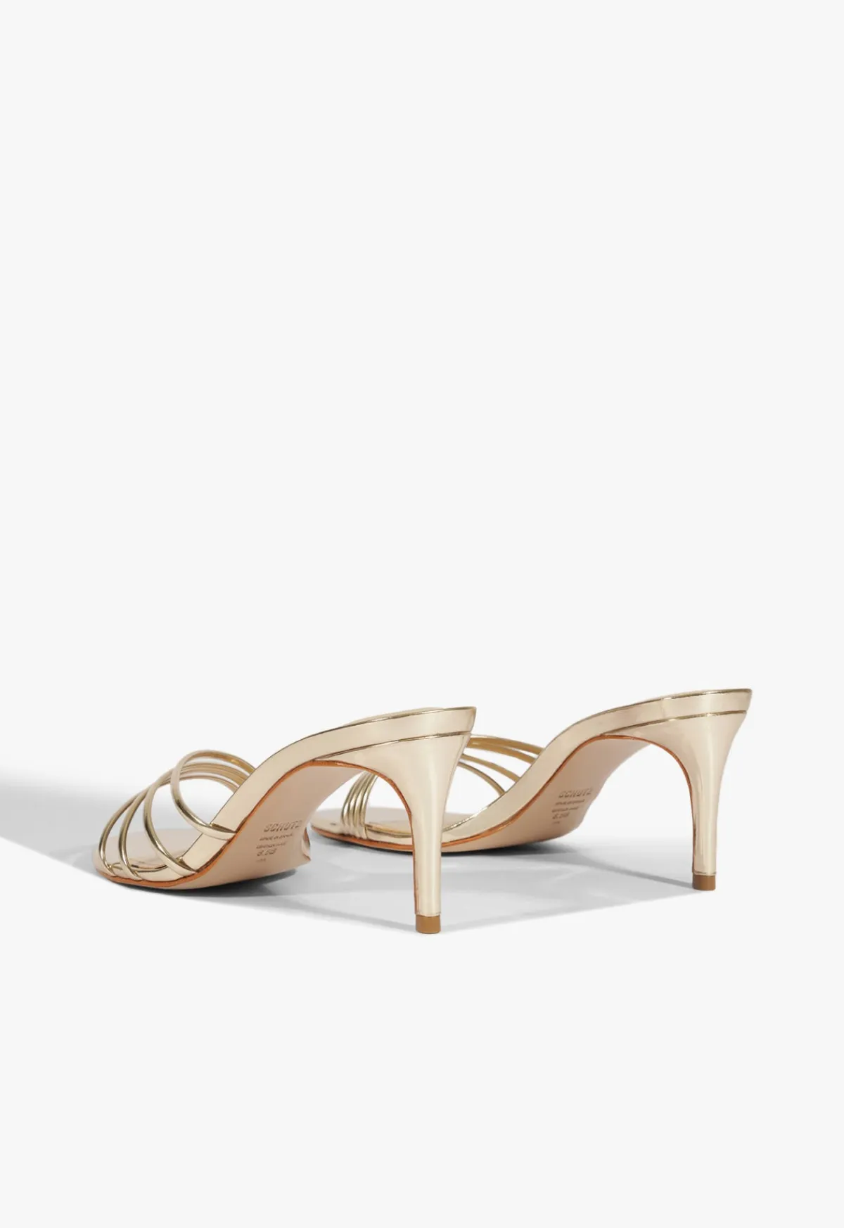 Fashion Schutz Inez Mule Sandal Gold
