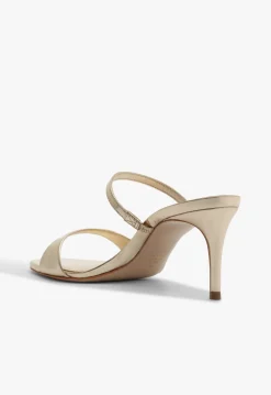 Online Schutz Jessica Mid Mule Metallic Sandal Gold