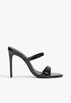Online Schutz Jessica Mule Patent Sandal Black