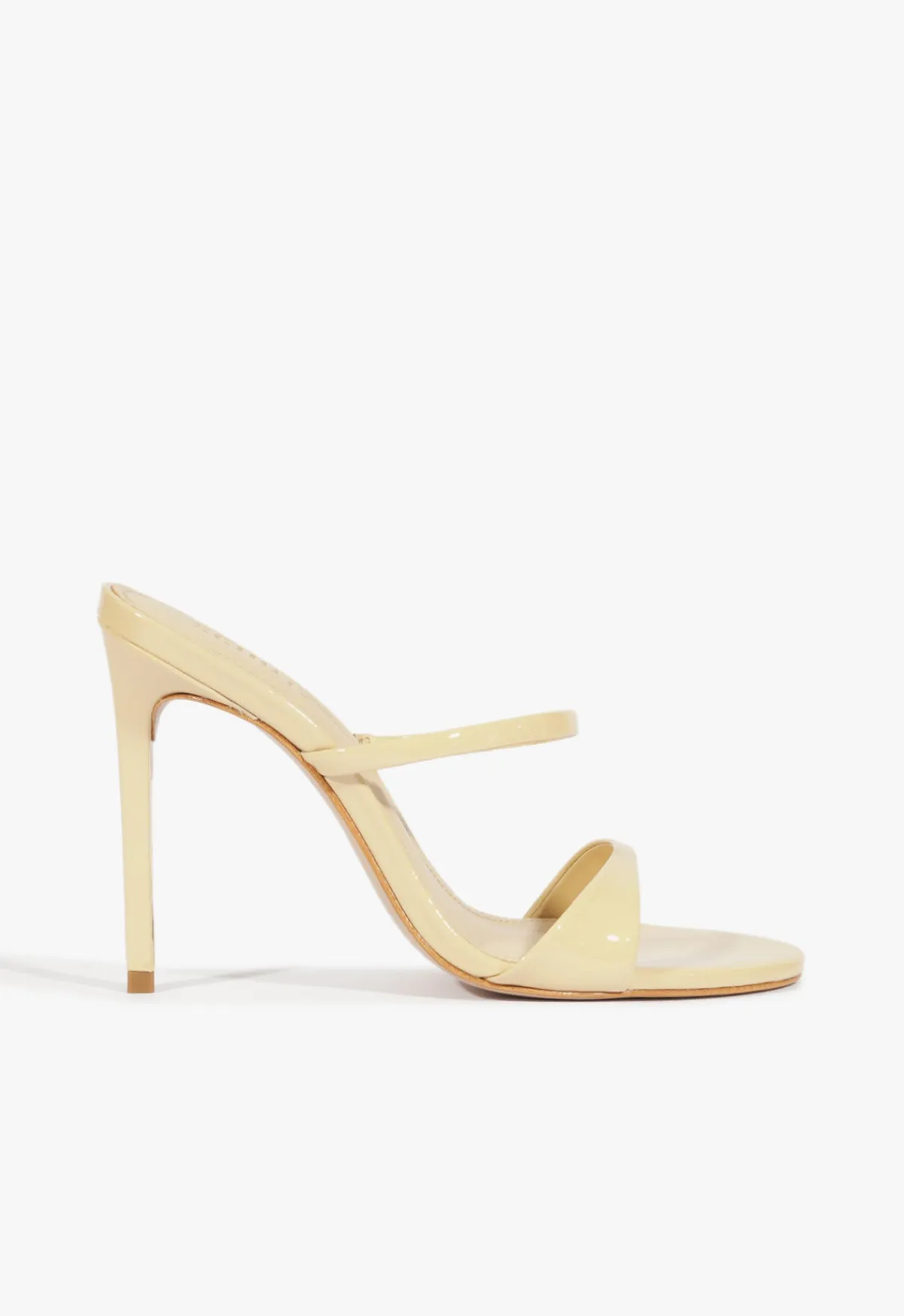 Hot Schutz Jessica Mule Patent Sandal Beige
