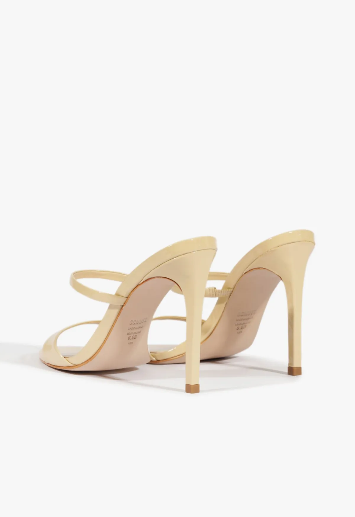 Hot Schutz Jessica Mule Patent Sandal Beige