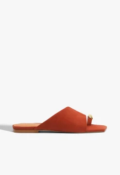 Discount Schutz Jodie Nubuck Sandal Orange