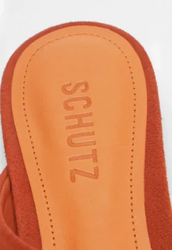 Discount Schutz Jodie Nubuck Sandal Orange