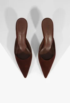 Online Schutz Julie Suede Pump Chestnut Brown