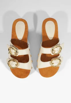 Fashion Schutz Juno Sandal Sugar White