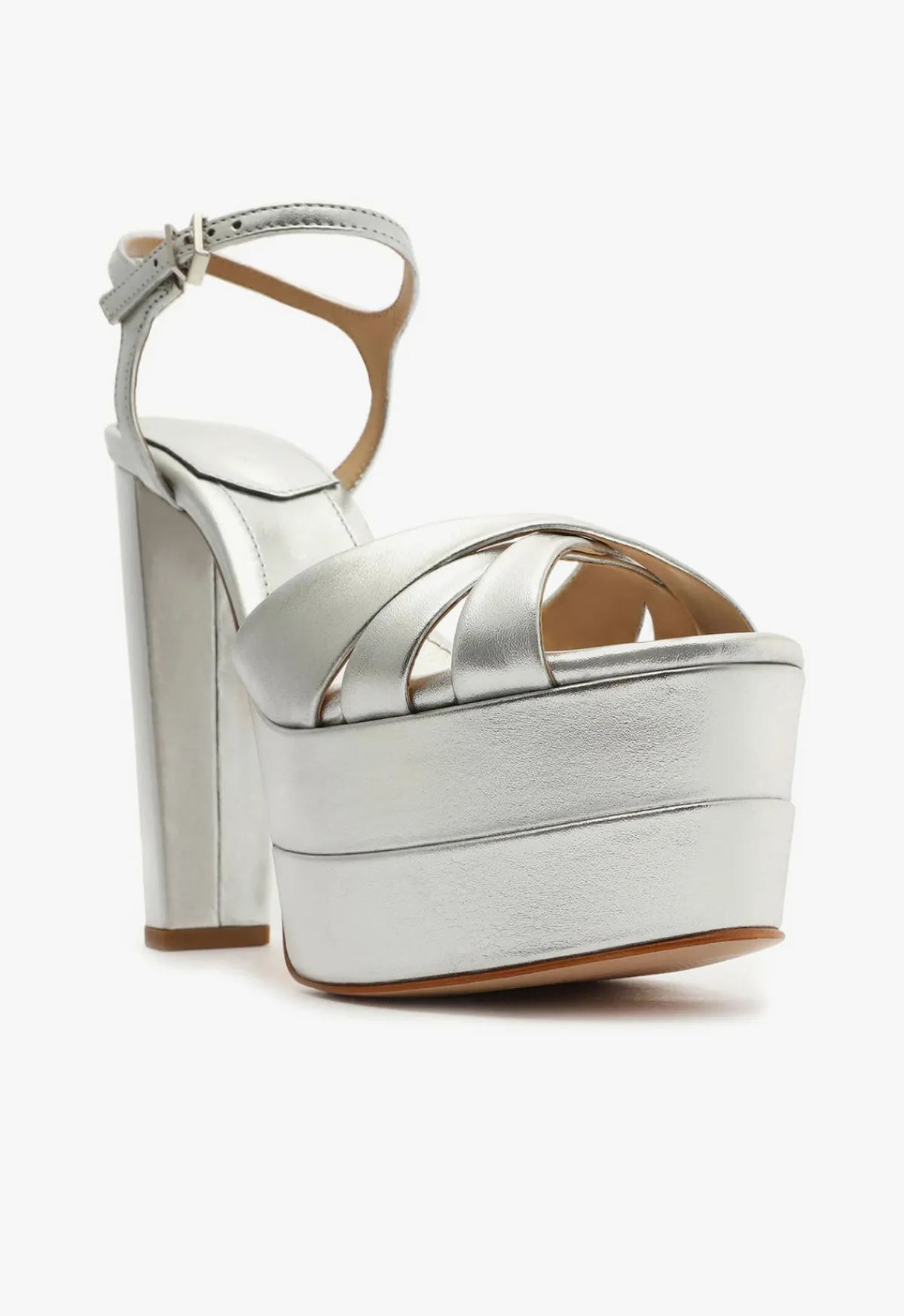 Discount Schutz Keefa High Sandal Silver