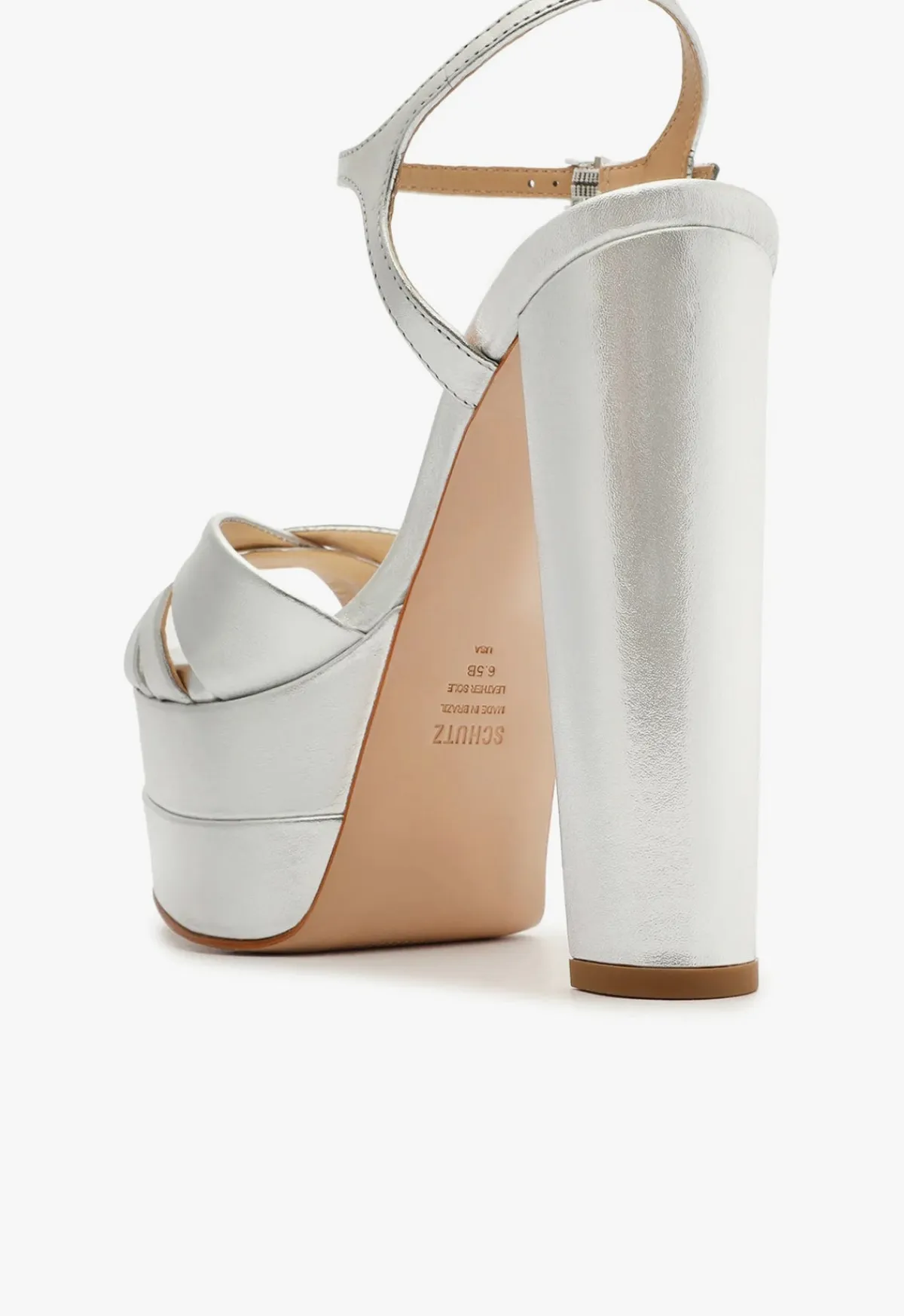 Discount Schutz Keefa High Sandal Silver