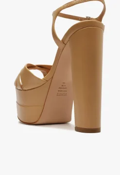 Online Schutz Keefa High Sandal Light Beige