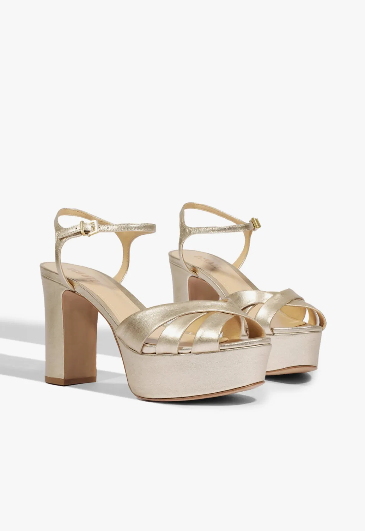 New Schutz Keefa Sandal Gold