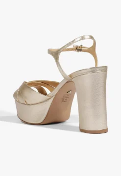 New Schutz Keefa Sandal Gold