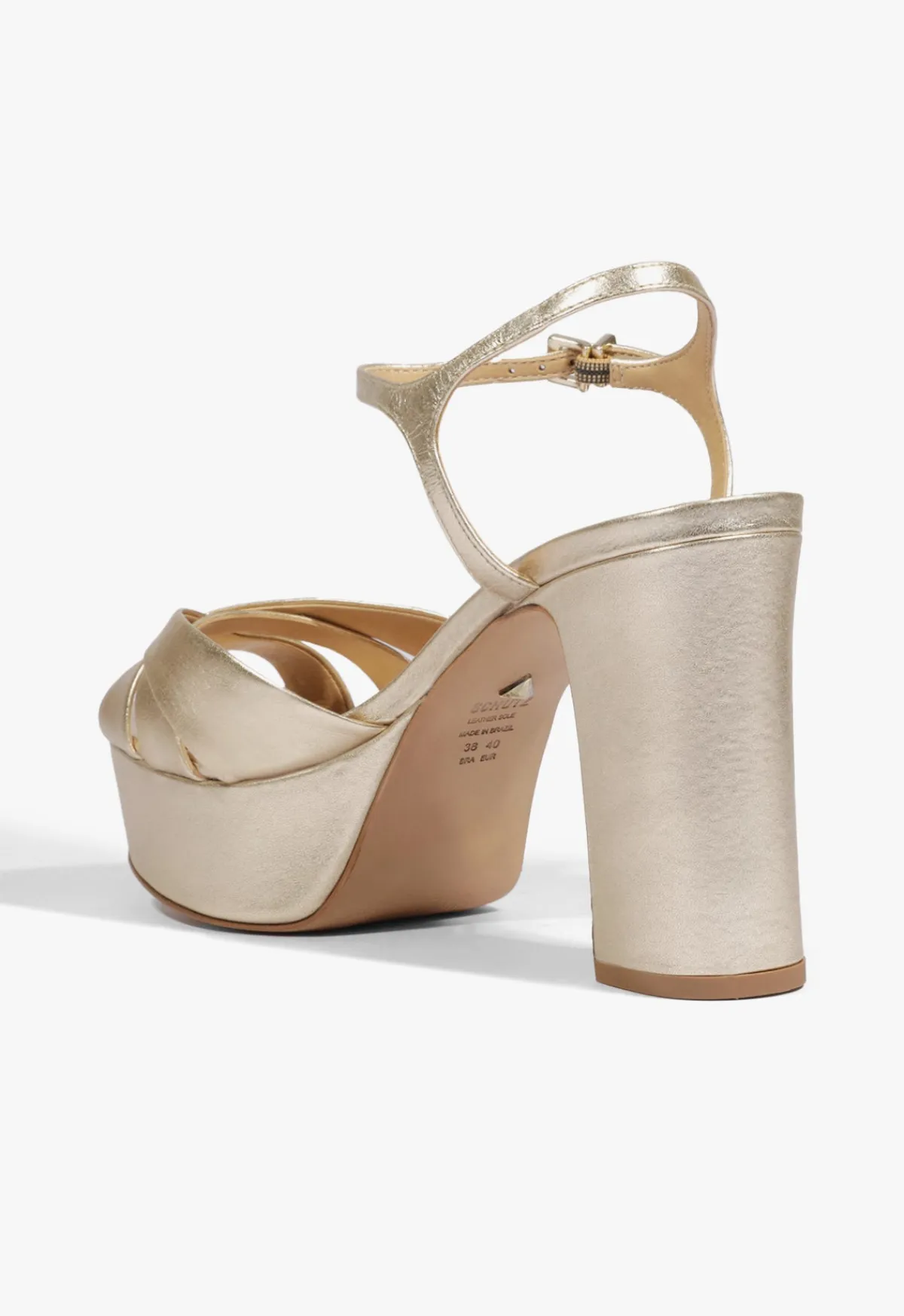 New Schutz Keefa Sandal Gold