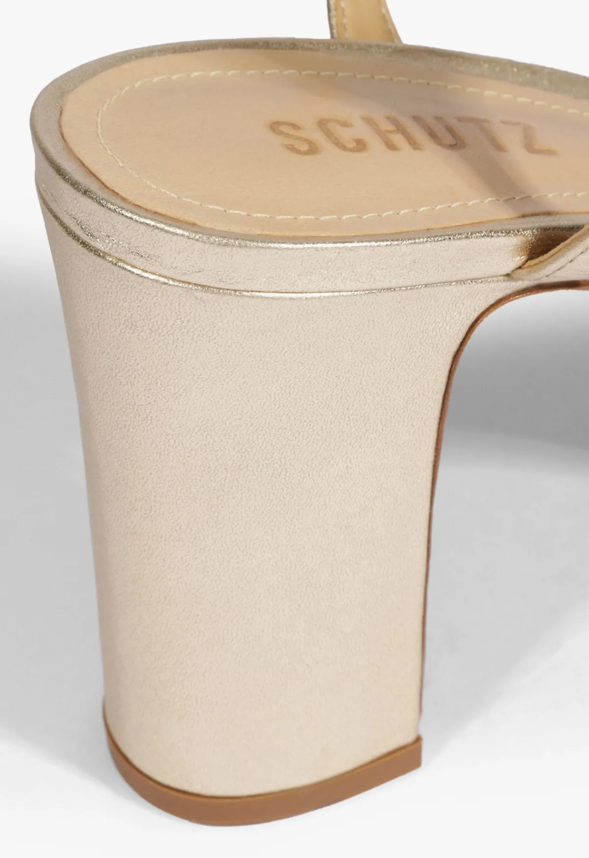 New Schutz Keefa Sandal Gold