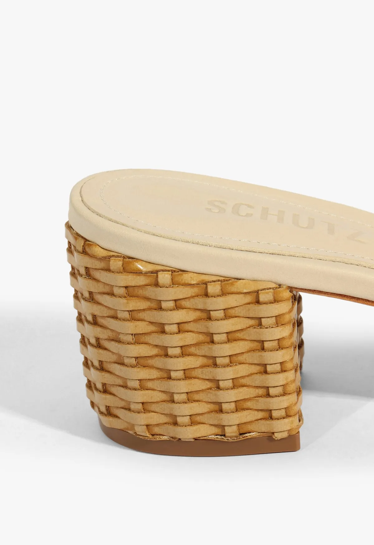 Best Schutz Keefa Straw Mule Sandal Beige