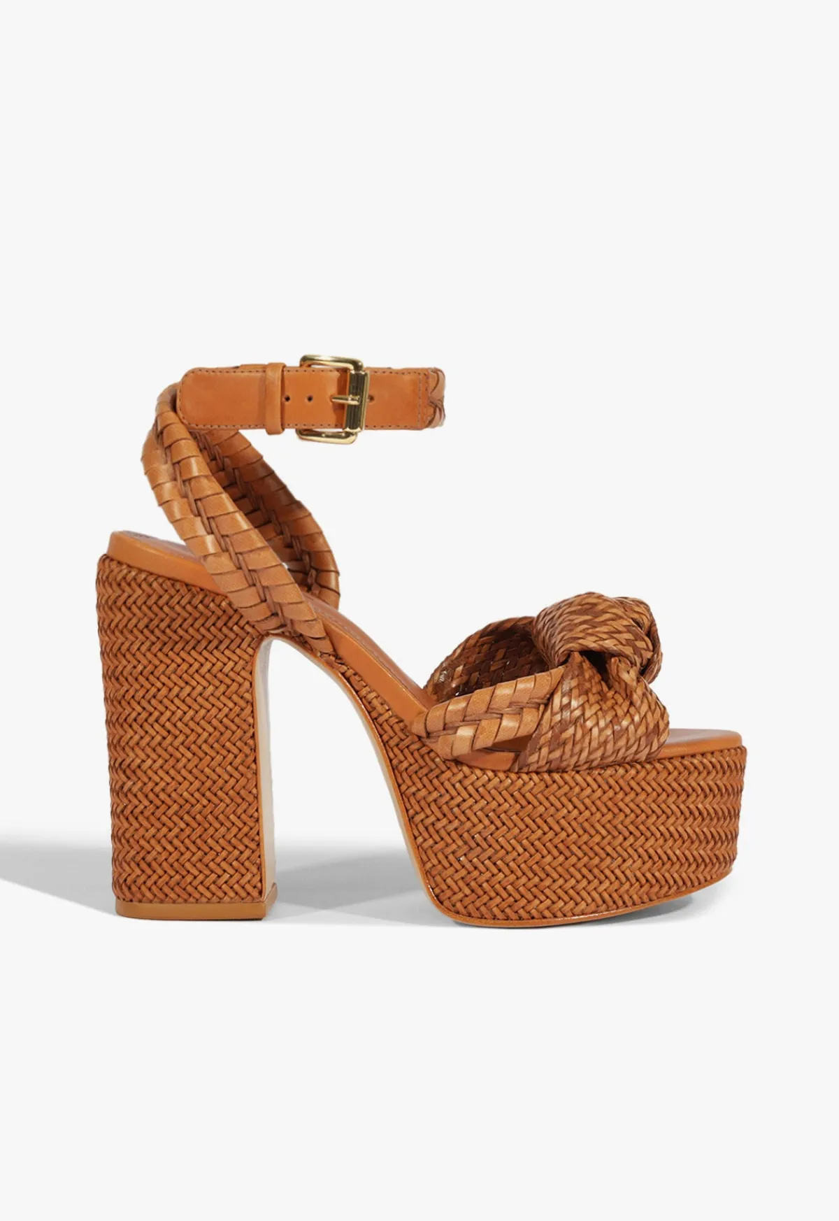 Online Schutz Khari Platform Sandal Brown