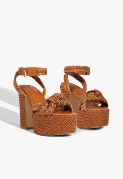 Online Schutz Khari Platform Sandal Brown