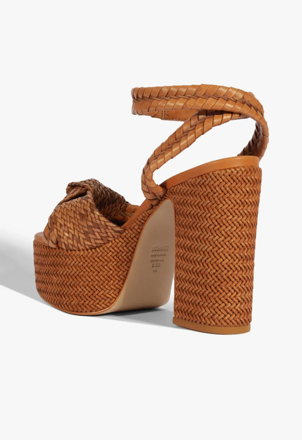 Online Schutz Khari Platform Sandal Brown