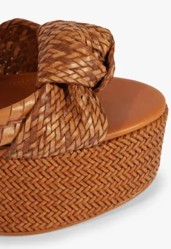 Online Schutz Khari Platform Sandal Brown