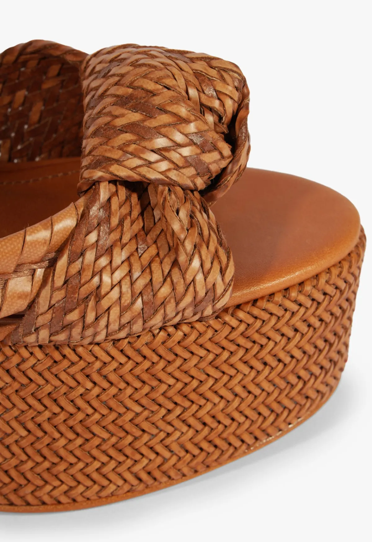 Online Schutz Khari Platform Sandal Brown