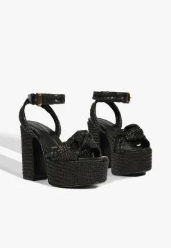 Online Schutz Khari Platform Sandal Black