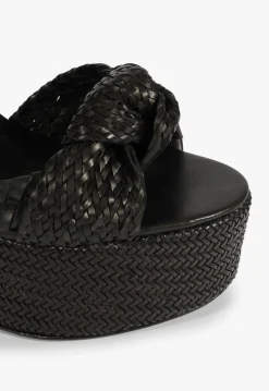 Online Schutz Khari Platform Sandal Black