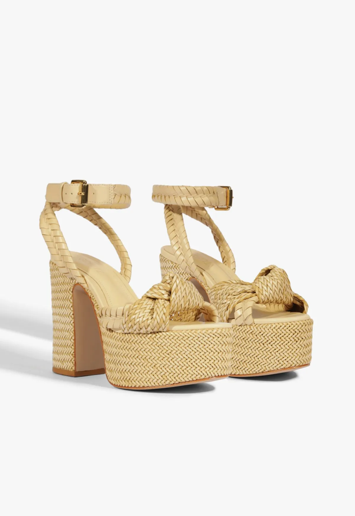 New Schutz Khari Platform Sandal Beige