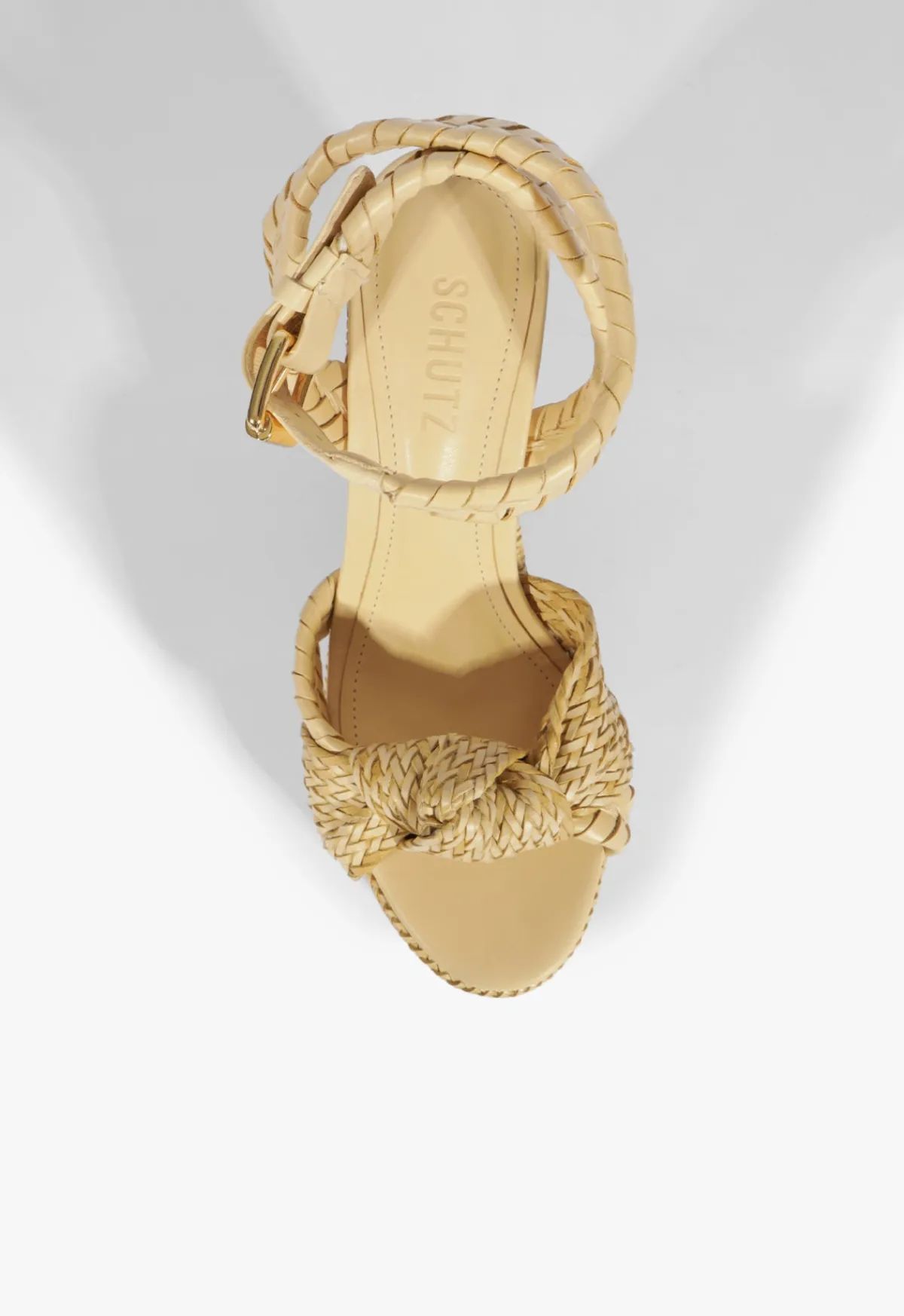 New Schutz Khari Platform Sandal Beige