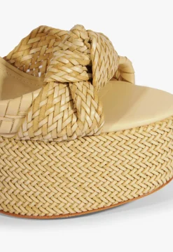 New Schutz Khari Platform Sandal Beige