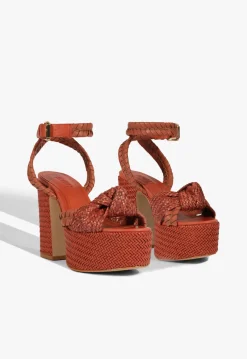 Discount Schutz Khari Platform Sandal Orange
