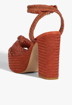 Discount Schutz Khari Platform Sandal Orange