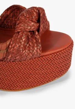 Discount Schutz Khari Platform Sandal Orange