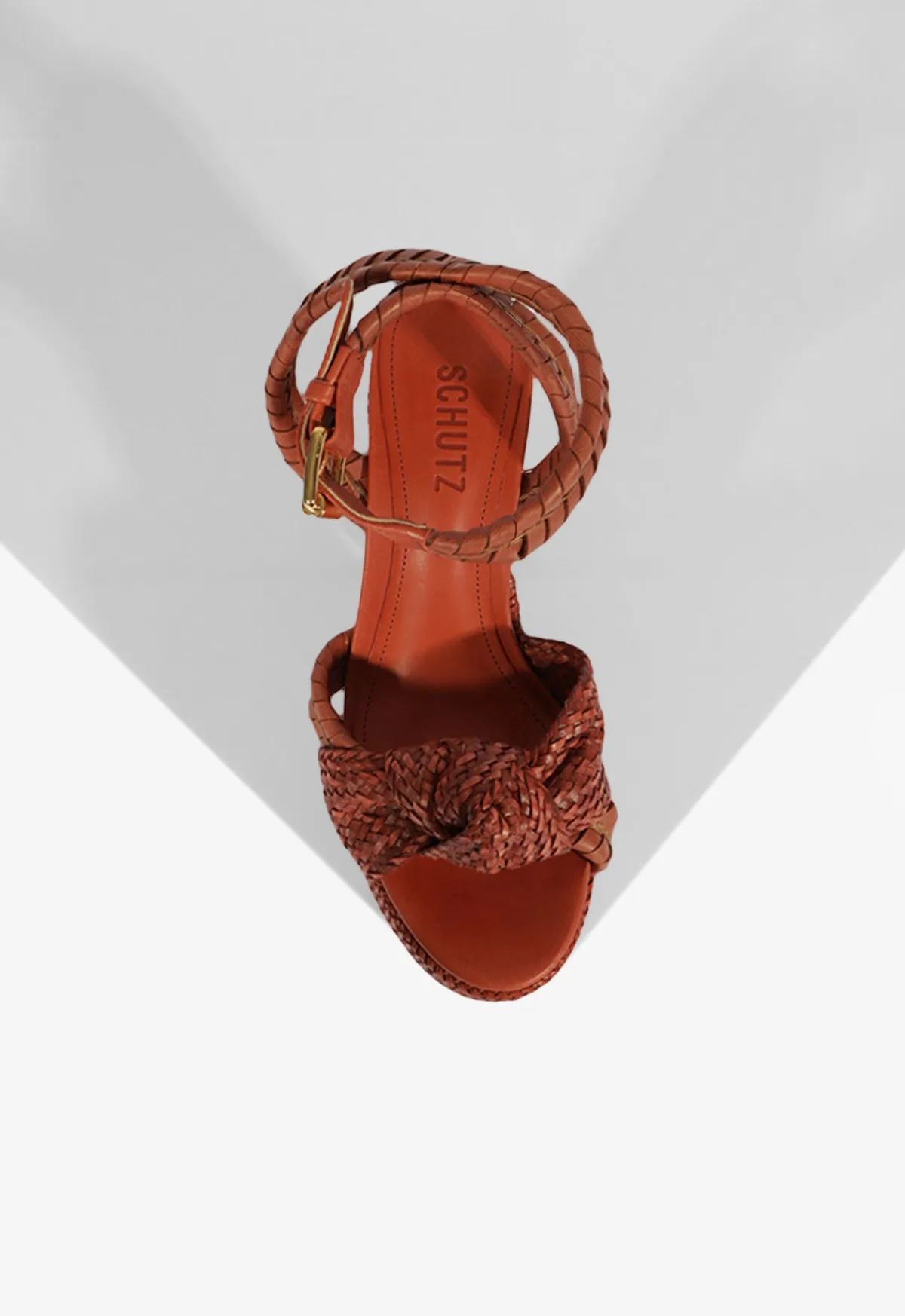 Discount Schutz Khari Platform Sandal Orange