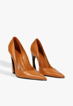 Discount Schutz Lexi High Sculptural Pump Brown