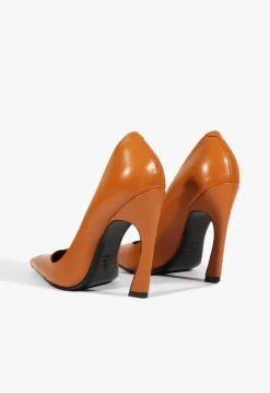 Discount Schutz Lexi High Sculptural Pump Brown