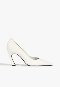 Fashion Schutz Lexi Lo Patent Pump White