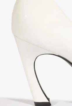 Fashion Schutz Lexi Lo Patent Pump White