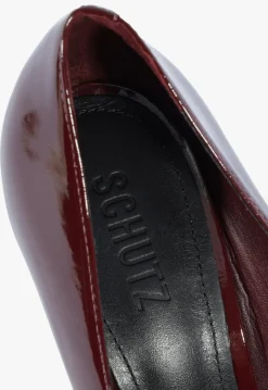 New Schutz Lexi Lo Patent Pump Red
